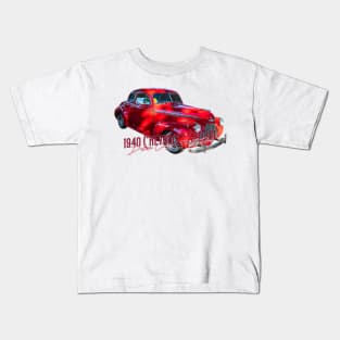 1940 Chevrolet Special Deluxe Coupe Street Rod Kids T-Shirt